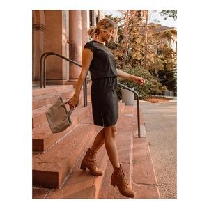 Albion going places black casual dress small tall